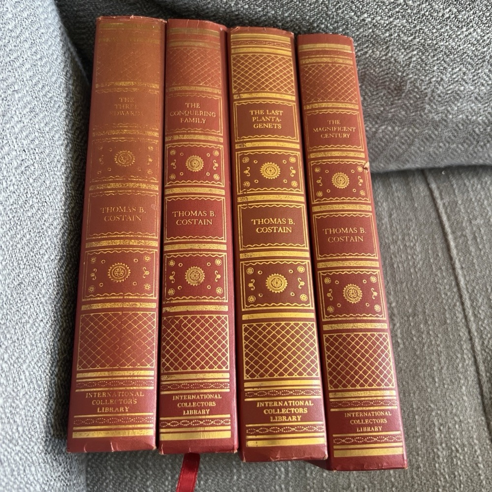 Vintage Lot Of 4 Thomas B. Costain 1962 International Collectors Library HC